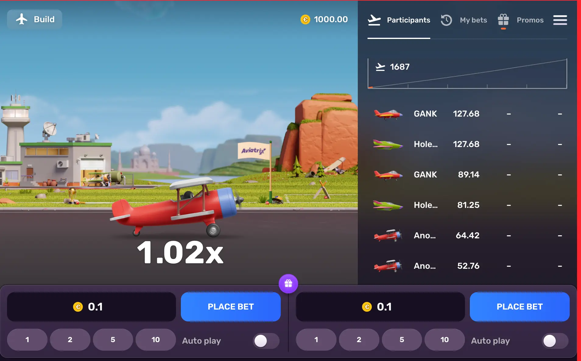 Aviatrix Slot Secondary Screenshot