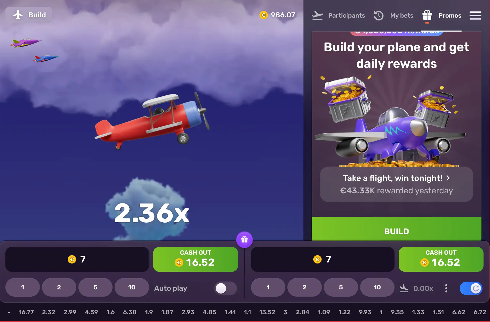 Aviatrix slot gameplay screenshot